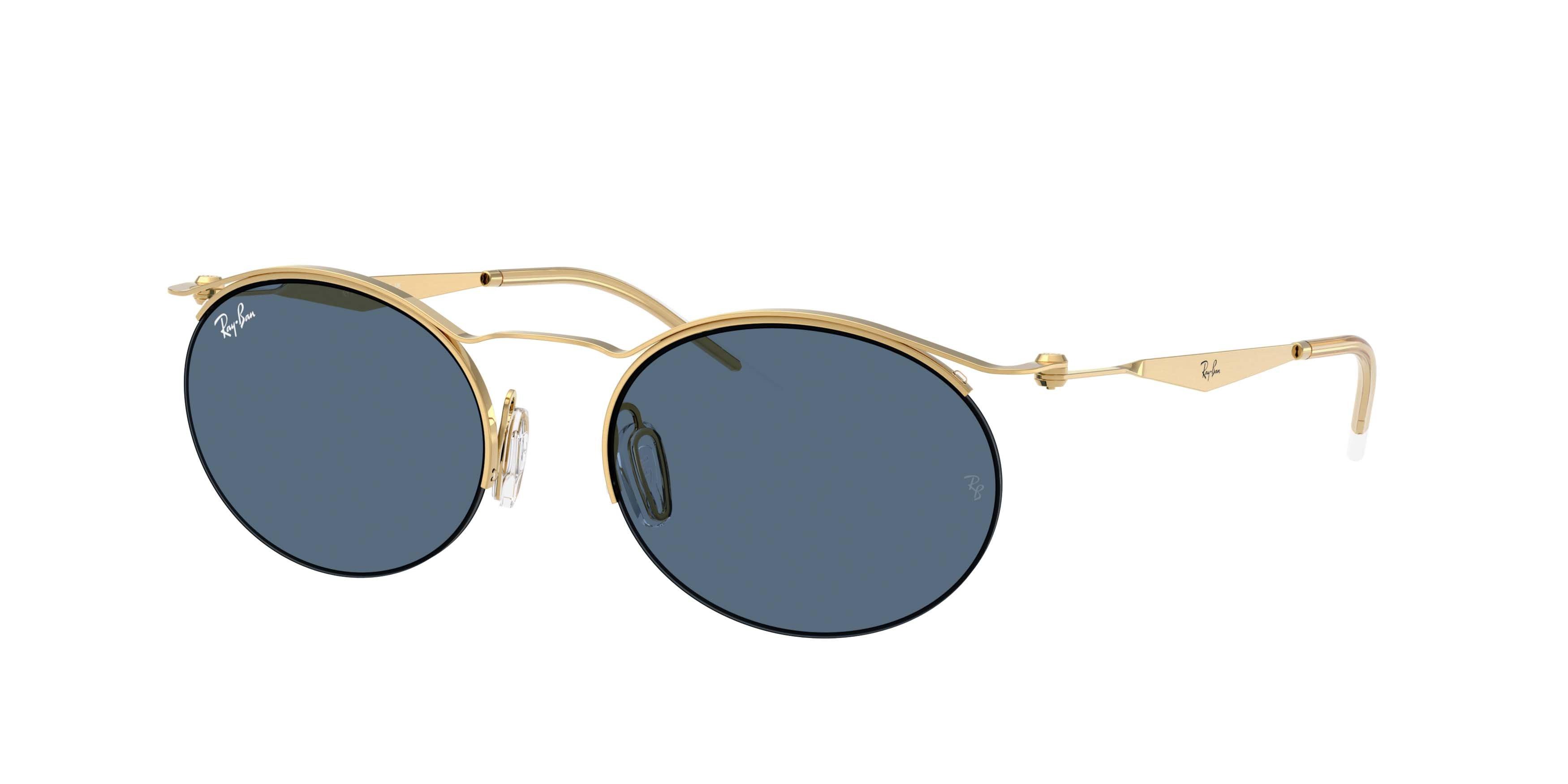 Ray-Ban RB8551 Blue Sunglasses - Polished Arista Gold - GOLD/ROYAL